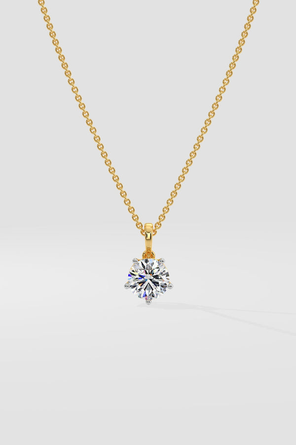 1 ct Solitaire Pendant
