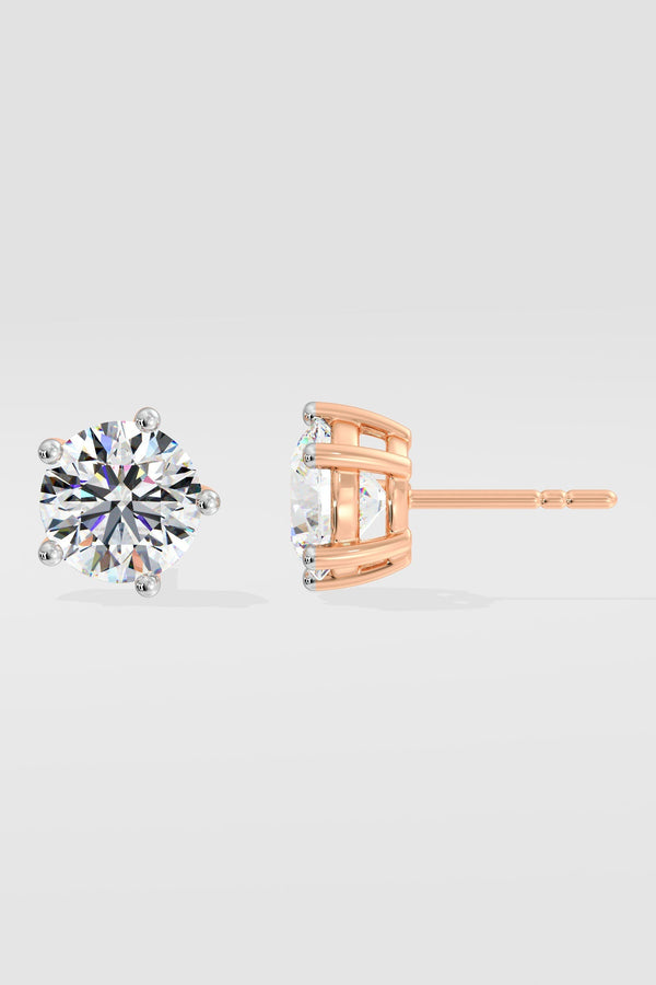 2 ct Solitare Studs