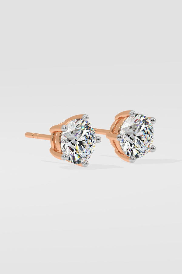 2 ct Solitare Studs