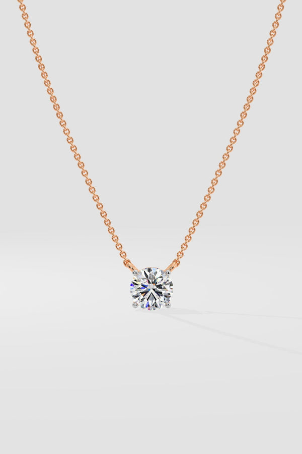 1 ct Solitaire Necklace